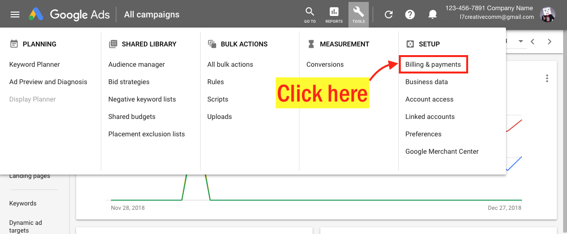 Edit Your Google Ads Payment Info - Step 3 Screenshot 