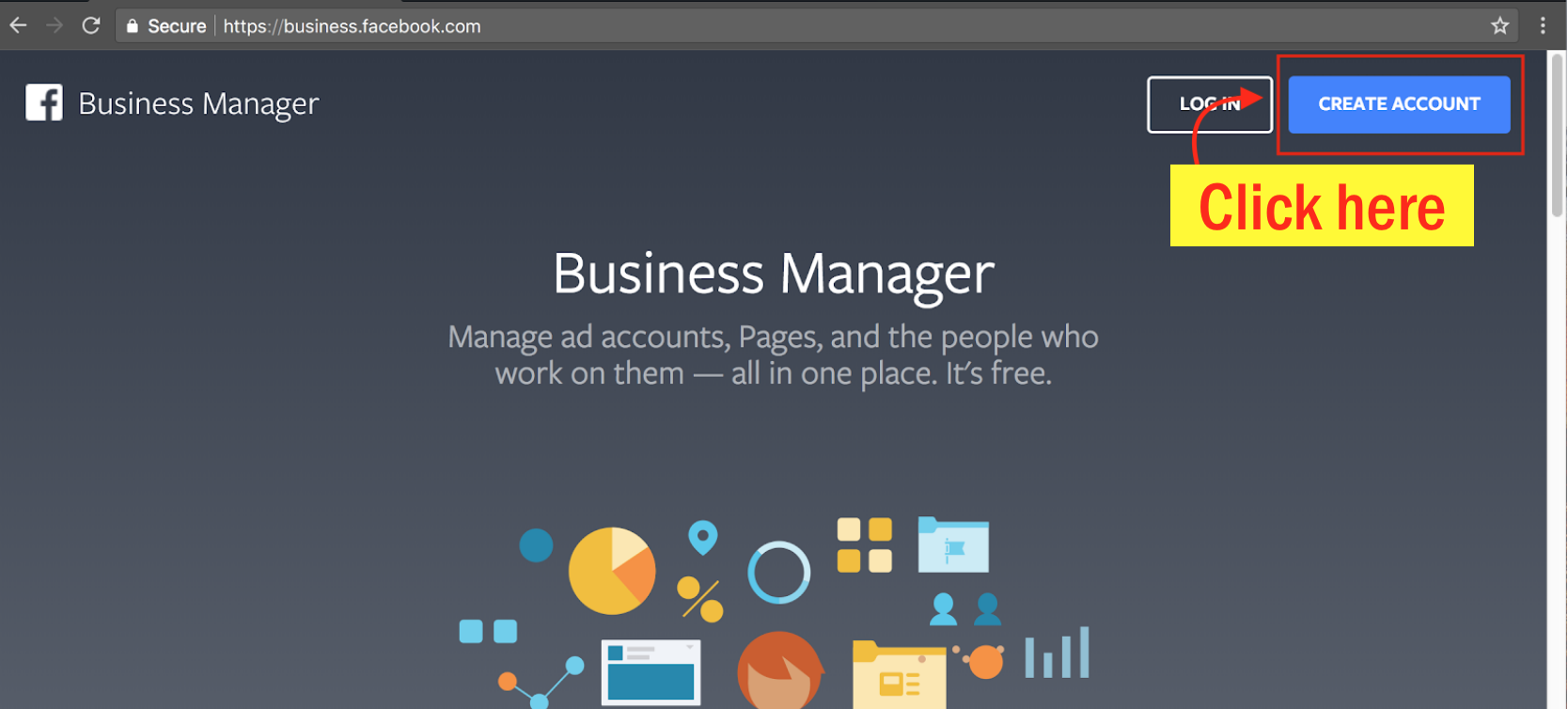 Sign Up for Facebook Business Manager - Step 3 Screenshot