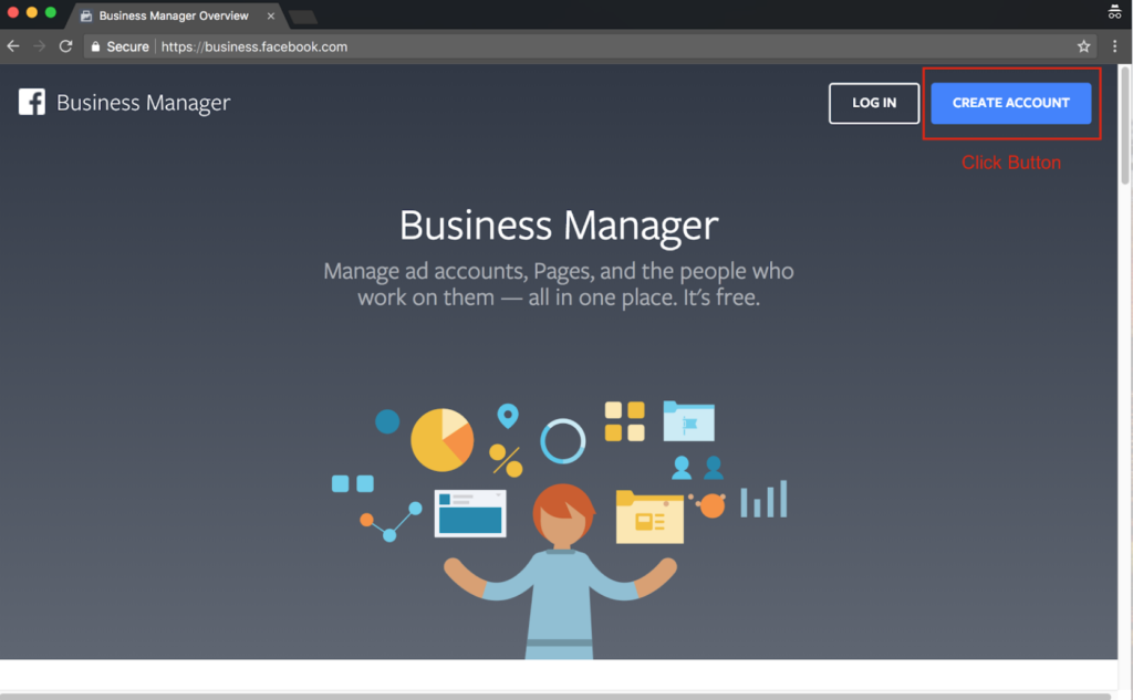 Sign Up for Facebook Business Manager - Step 2 Screenshot