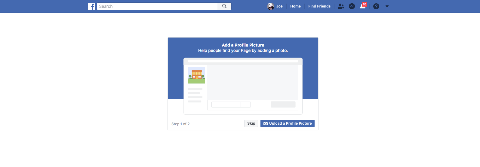 How to Create A Facebook Business Page Step 6 Screenshot