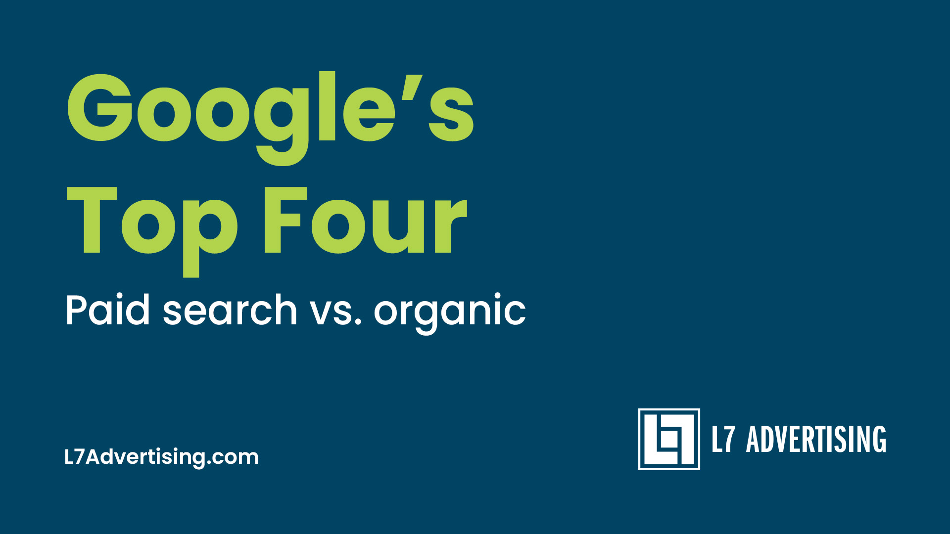 Google's Top 4 Search Results